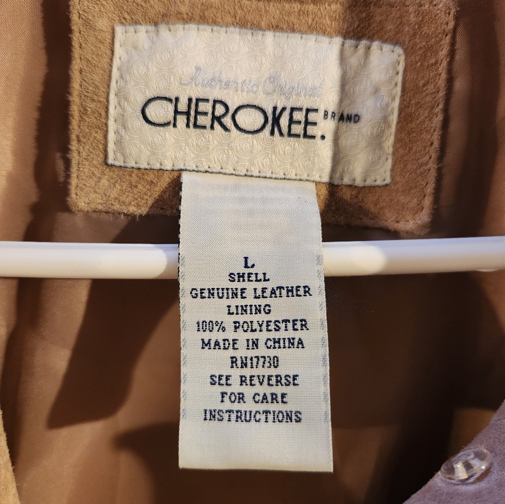 Cherokee Tan Suede Jacket - Picture 5 of 9